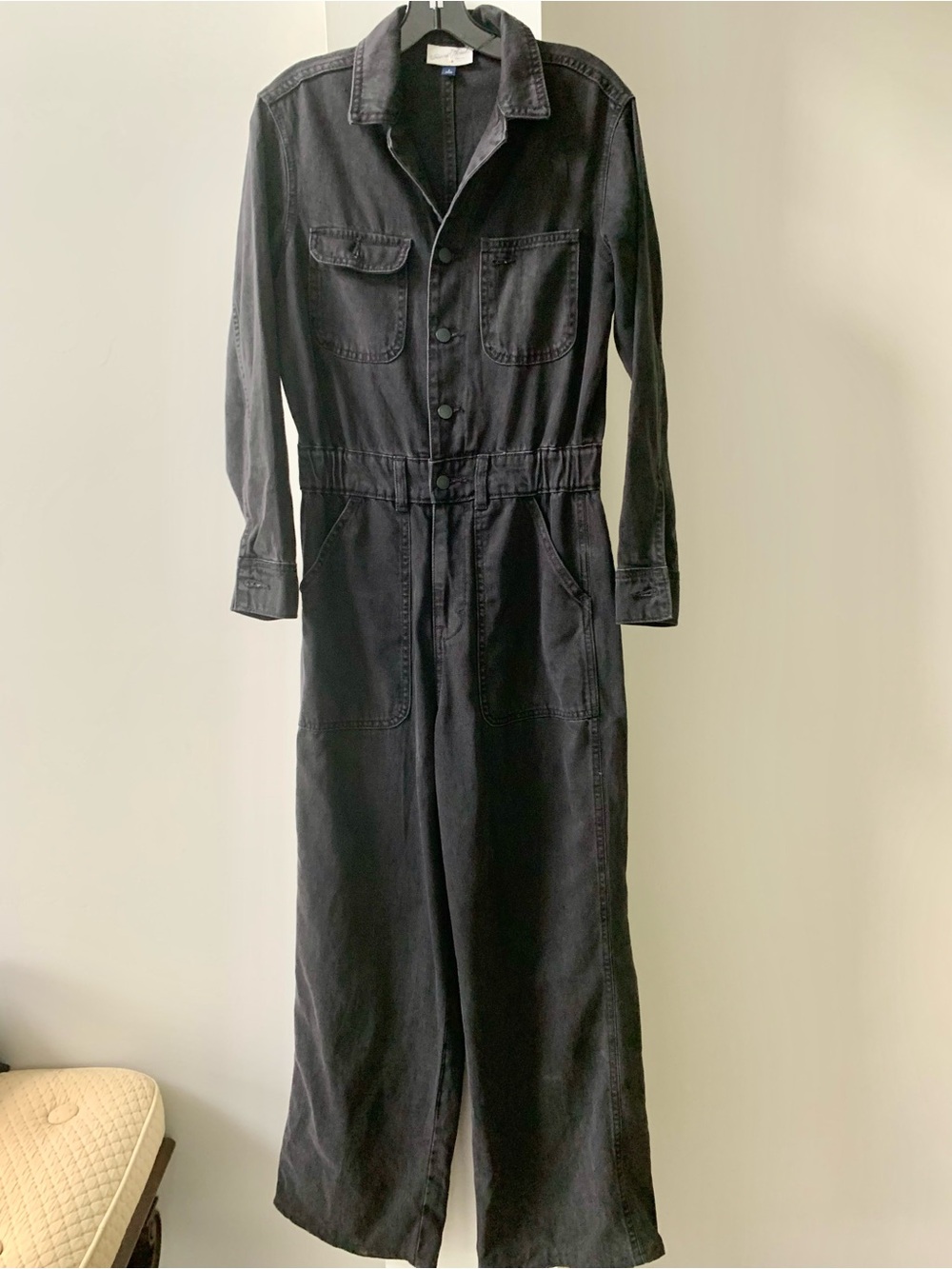 Universal Threads Black Denim Jumpsuit